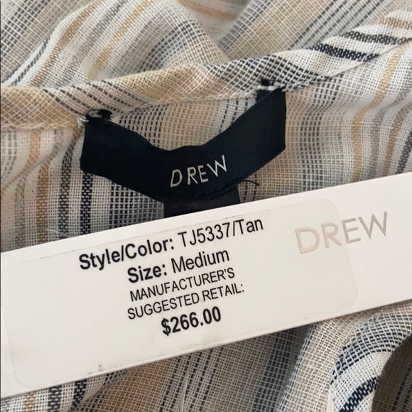 Anthropologie DREW Striped Tan Jumpsuit - Picture 12 of 12